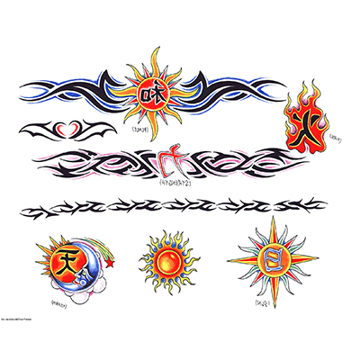 Tribal armband designs Water Transfer Temporary Tattoo(fake Tattoo) Stickers NO.10810